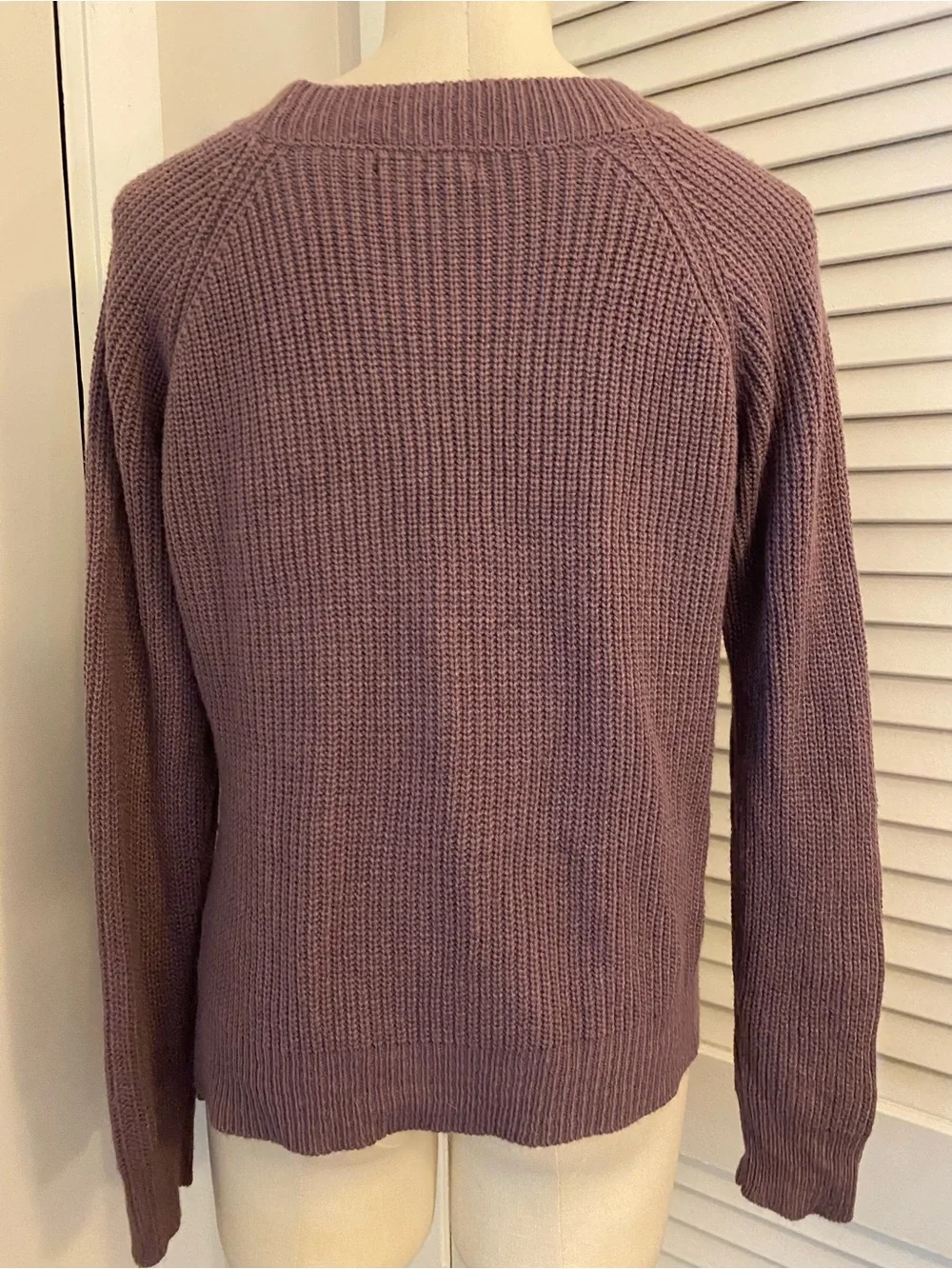 SHEIN Womens Purple Crewneck Knit Sweater- Size Large